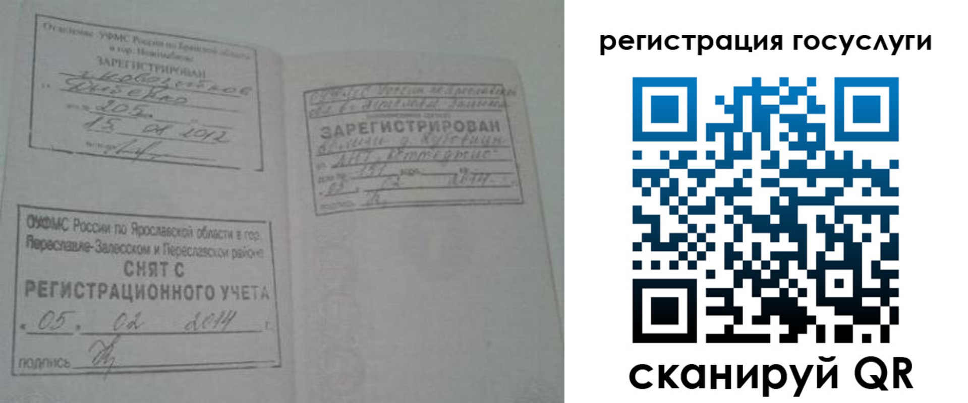 временная регистрация госуслуги в Губахе